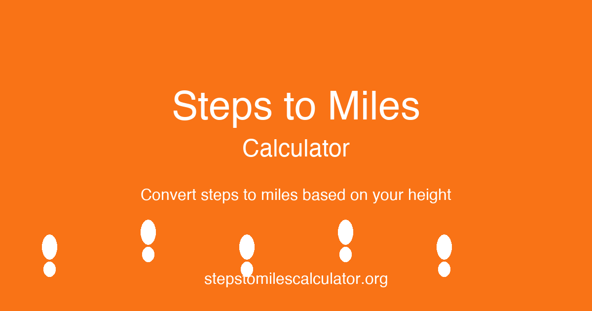 Steps Per Mile Chart by Height - Complete Reference Tables (2025)